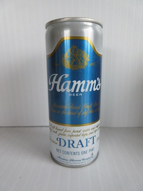 Hamm's - Hamm - crimped - metallic gold - 16oz - T/O - Click Image to Close